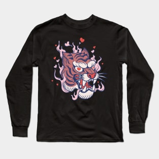 Tiger in love Long Sleeve T-Shirt
